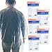 Emergency Clear Rain Poncho 3mil PVC : ( Pack of 4 Pcs )