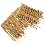 ROMISBABA Feuerfestes Fake Thatch Roofing Künstliches Strohgras Dach DIY für Gartendeko Draußen...