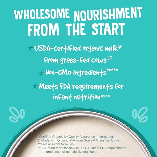 Earth's Best Organic Gentle Infant Formula for Babies 0-12 Months, Milk-Based Powder Formula with Iron, Omega-3 DHA, and Omega-6 ARA, 21 Ounce Container - Image 5