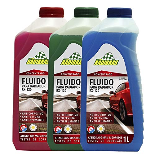 RX-120 Fluído/Aditivo para Radiador Pronto Uso 1L Rosa