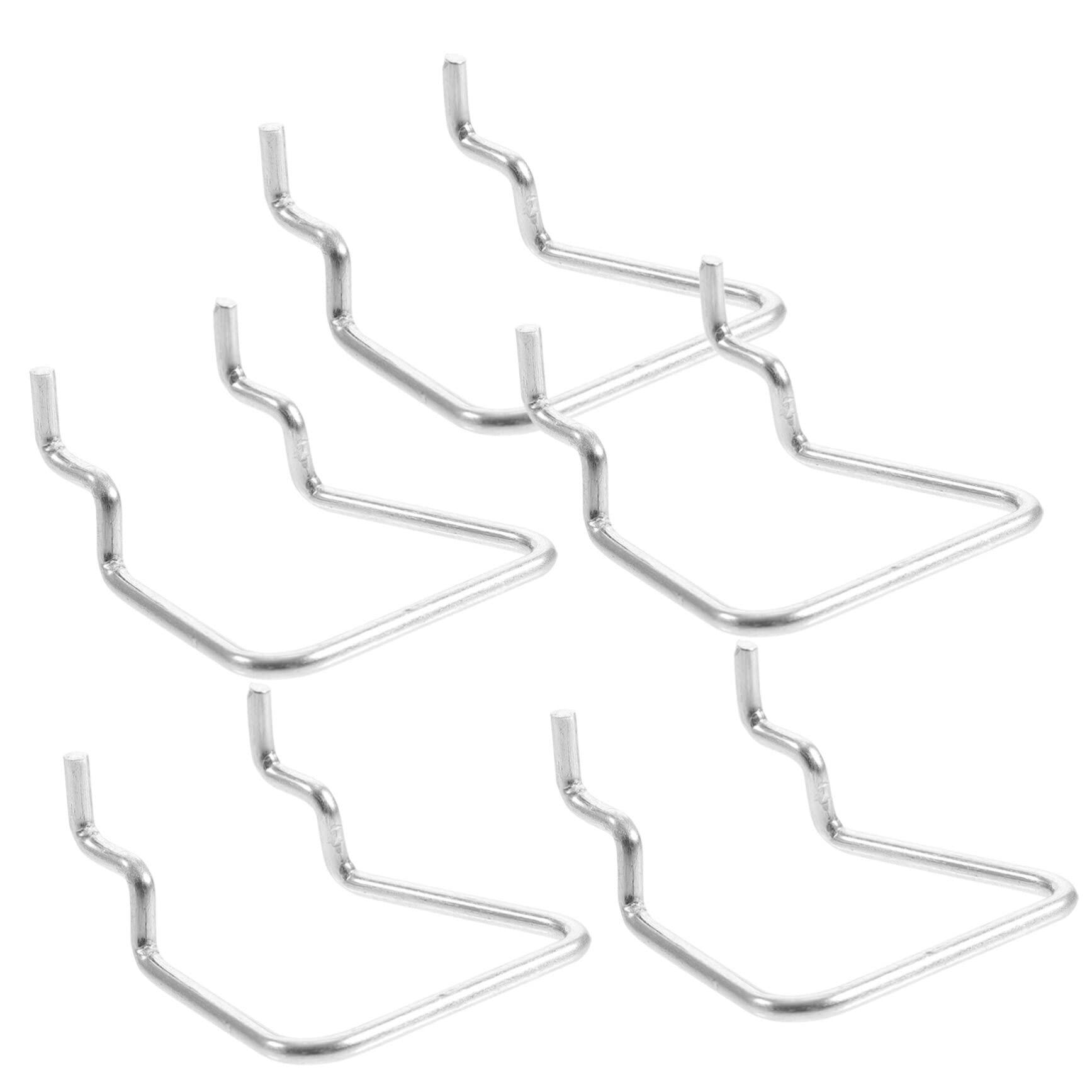 Healeved5pcs Peg Board Hook Peg Boards for Walls Office Wall Organizer Wall Organizer for Pegboard Bins Clothes Hanger Hooks Pegboard Organizer Board Kit Hanging Board Girl Iron Storage