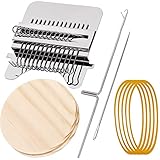 Petit Outil de Tissage de Type Métier à Tisser Speedweve, Outil de Reprise en Bois Tissage de Bricolage Créatif Le Métier à Tisser à Repriser le plus Pratique pour les Débutants