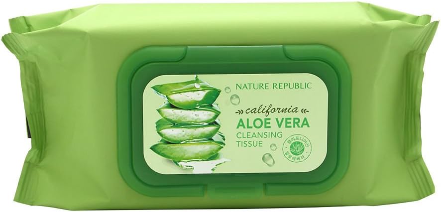 California Aloe Vera Cleansing Tissue 1 Pack (80 Sheets)