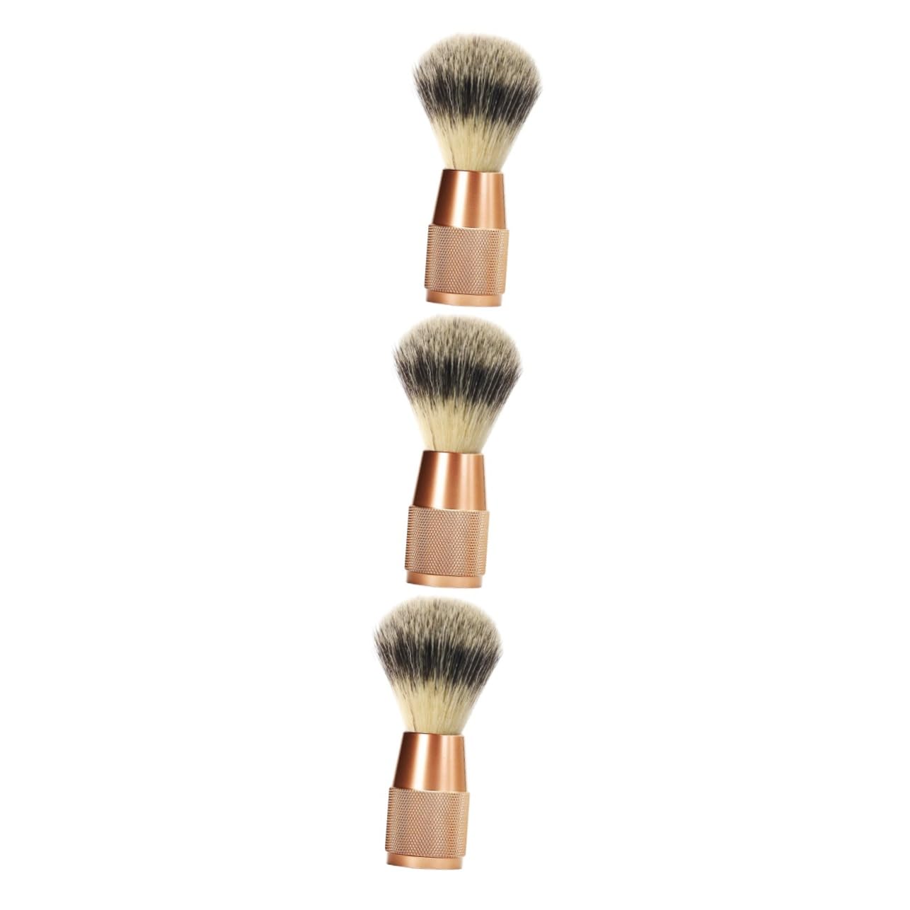 Healeved 3pezzi Spazzola Da Barba Compatta e Leggera Per Uomo Pennello Da Rasatura Portatile Per Della Barba Per Uso Domestico e Viaggi