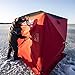 Eskimo 69445 Quickfish 3i Insulated Pop-Up Portable Hub-Style Ice Fishing Shelter, 34 Square Feet of Fishable Area, 3 Person Shelter, Red