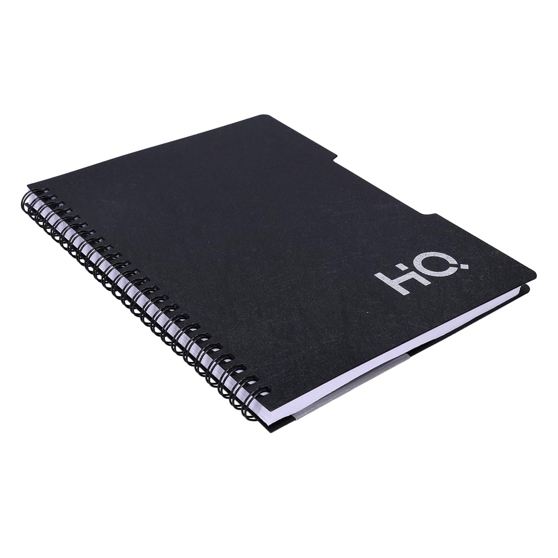 Navneet HQ | Wiro Bound |Single Subject Book |14.8x21 cm |Single Line |160 Pages |Black 3