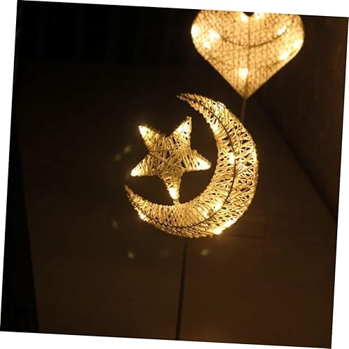Miniatura 2 de ABOOFAN Luces de luna y estrellas, luces LED de noche, bombillas decorativas para el hogar, luces de luna, luz de noche, escritorio, lámpara de