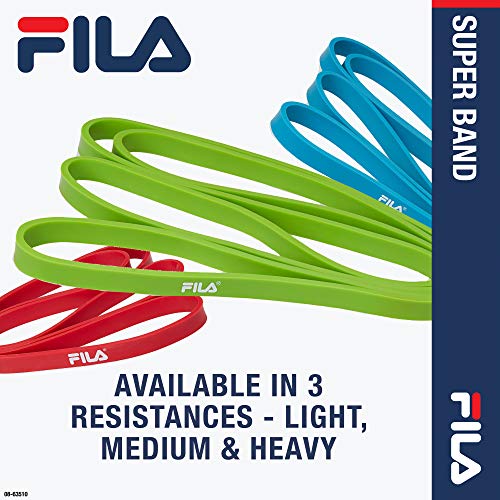 Resistance-Band-Exercise-Loop-Cords-by-FILA-Accessories-Superband-for-Assisted-Pull-Ups-Speed-and-Bodyweight-Strength-Training-Available-in-Light-Medium-Heavy-Sold-Separately
