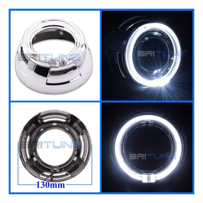 Buy Car Light Accessories Britune 3.0 Eyes Projector Shrouds For