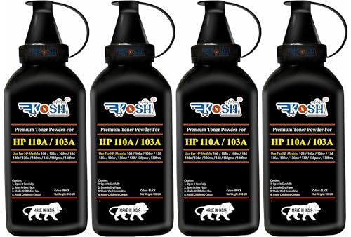 Image of KOSH Toner Powder Compatible for Ricoh SP100 /SP111 /SP111SU /SP200 /SP210 /SP212snw / SP300 /SP300DN /3510DN /SP310DN / SP325sfnw /SP3400 /SP3410 /SP3510 Cartridge (400 Gm Toner Powder)