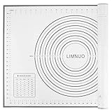 LIMNUO クッキングマット シリコンマット パンマット 製菓マット 目盛り付き 大きいサイズ 食品級シリコーン 滑り止め 製菓道具