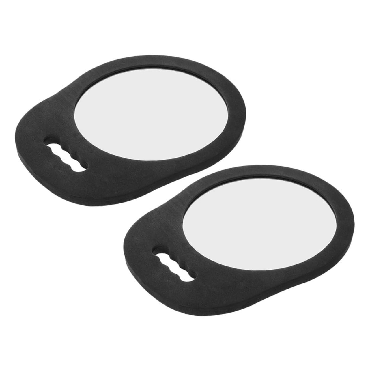 Miroir de coiffure rond à main antichoc Homoyoyo pour éviter les casses