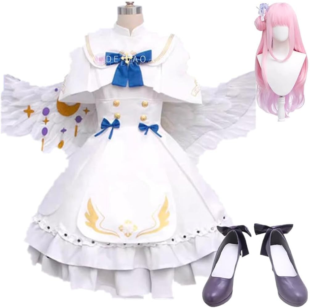 Amazon.co.jp: [INLIMA] ブルーアーカイブ 聖園ミカ コスプレ衣装+翼+