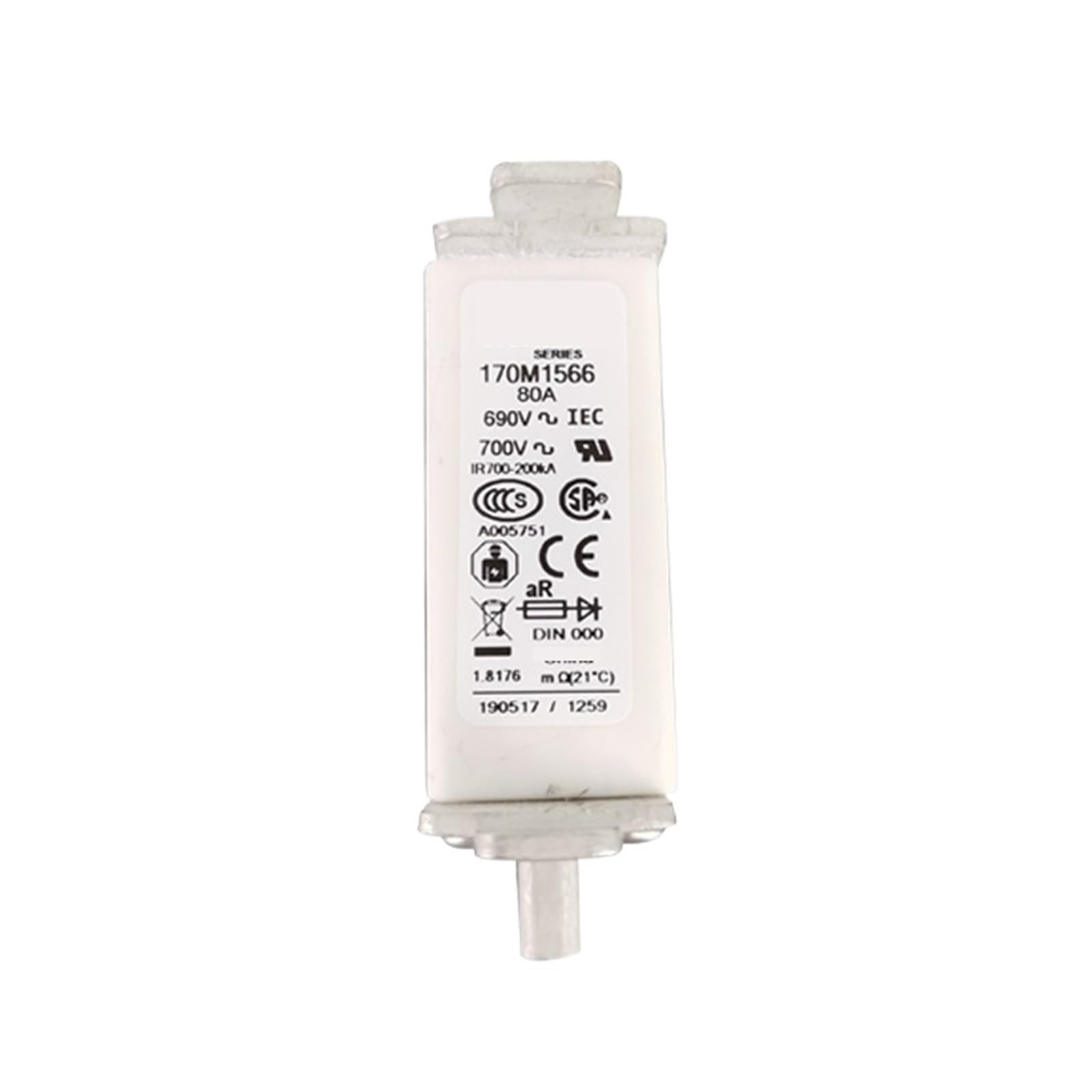 Fusible 170M1567 pour éviter les pannes de surtension sur vos machines