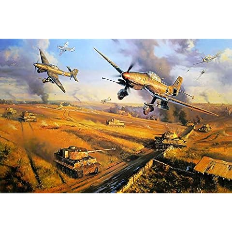 GAGALAM Puzzle 1000 Piece For Adult Aircraft And Tank War.Challenging Adult Puzzle Cover