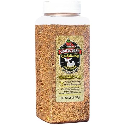 2 Gringos Chupacabra Cluckalicous Poultry Seasoning, 25 Ounces Cover