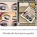 Go Ho Black Grey Silver Smoky Eyeshadow Palette,9 Colors Matte&Shimmer Eye Makeup Palette,Goth Eye Shadow Pallets for Women,Waterproof Cool Eye Shadow Palette Makeup with Prism Mirror