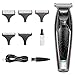 Produktbild Haarschneidemaschine Profi Haarschneider Herren Bartschneider Barttrimmer Haartrimmer mit Netz-/Akkubetrieb langlebige Wireless Leise für Männer und den Heimgebrauch mit 5 Aufsätze Langhaarschneider