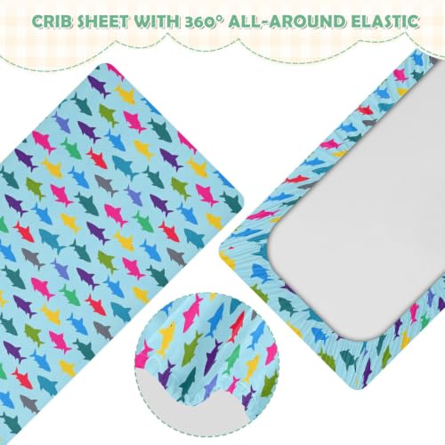 Drap de berceau imperméable bleu pour protéger le lit de bébé fille - 5