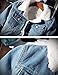 Springrain Men's Sherpa Fleece Lined Denim Jacket Warm Winter Trucker Jacket Cowboy Jean Jacket(LightBlue-M)