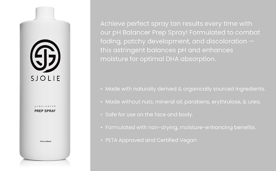 SJOLIE Sunless Tanning pH Balancing Spray