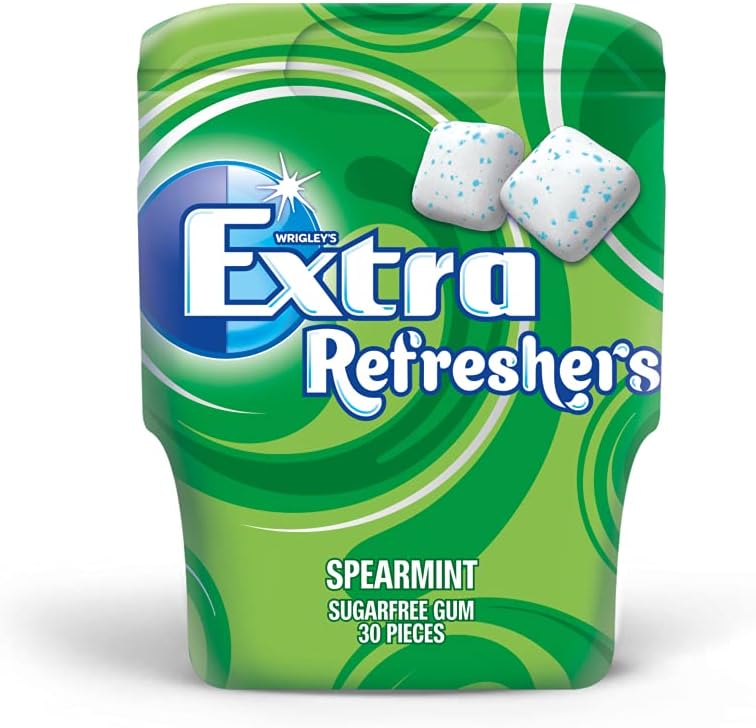 Extra Refreshers Spearmint Sugarfree Gum 30 Pieces 67G Amazon.co.uk