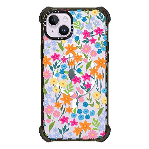 Coque iPhone 14 Plus florale antichoc CASETiFY protection marguerite