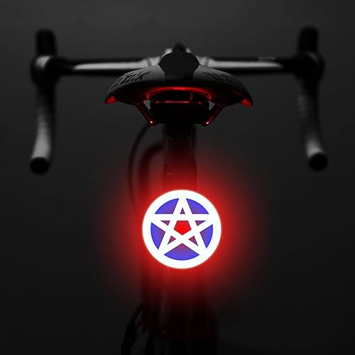 Miniatura 9 de Luz trasera LED recargable para bicicleta, luz trasera para montar de noche, ciclismo, parte trasera brillante, accesorios de bicicleta de montaña,