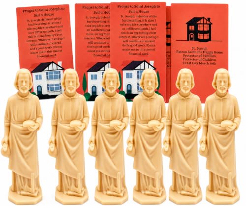 St Joseph Statue Selling Homes Realtor Real Estate Agent Instruction 6 Set