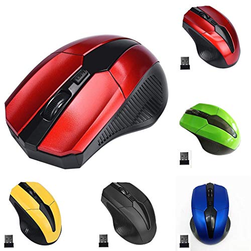 image for Zuckerfan Wireless Bluetooth Mouse,Ergonomics Wireless Mouse Opto-elec