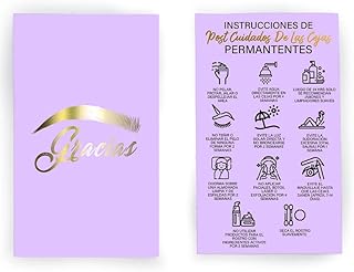 BRAWNA 100 Pck Instrucciones De post Cuidados...