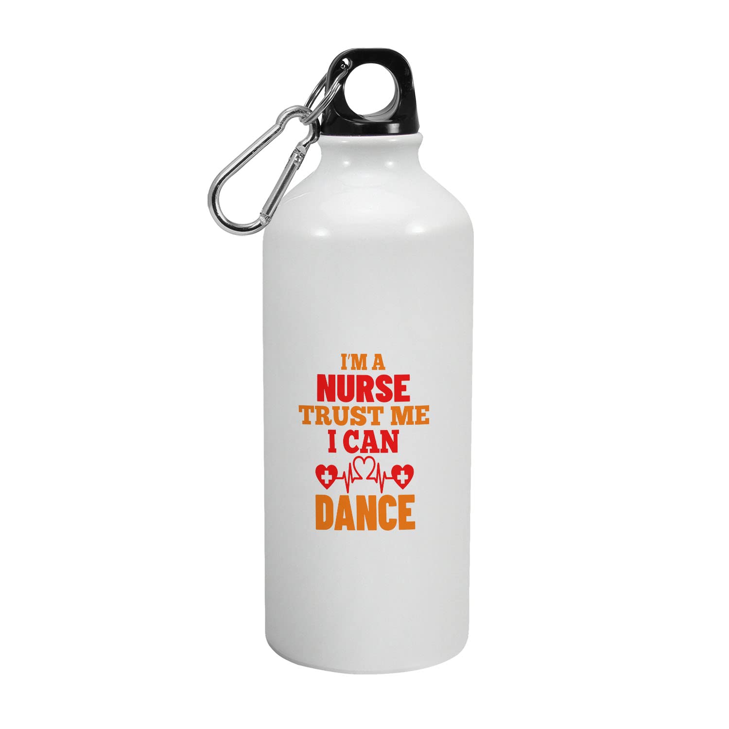 Happu Aluminium Sipper Bottle for Nurses - I'm a Nurse Trust Me - Gift for Nursing Students, Community Helpers, Hospital Staff - 3310-AB-600