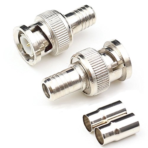 Conector Macho BNC para Cable Coaxial Pack 2 miniatura 1