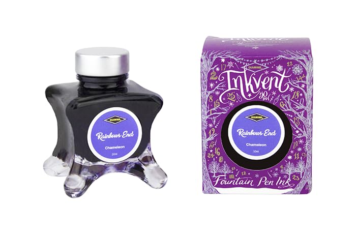Encre caméléon Diamine Rainbows End Purple Inkvender flacon de 50 ml pour stylo plume