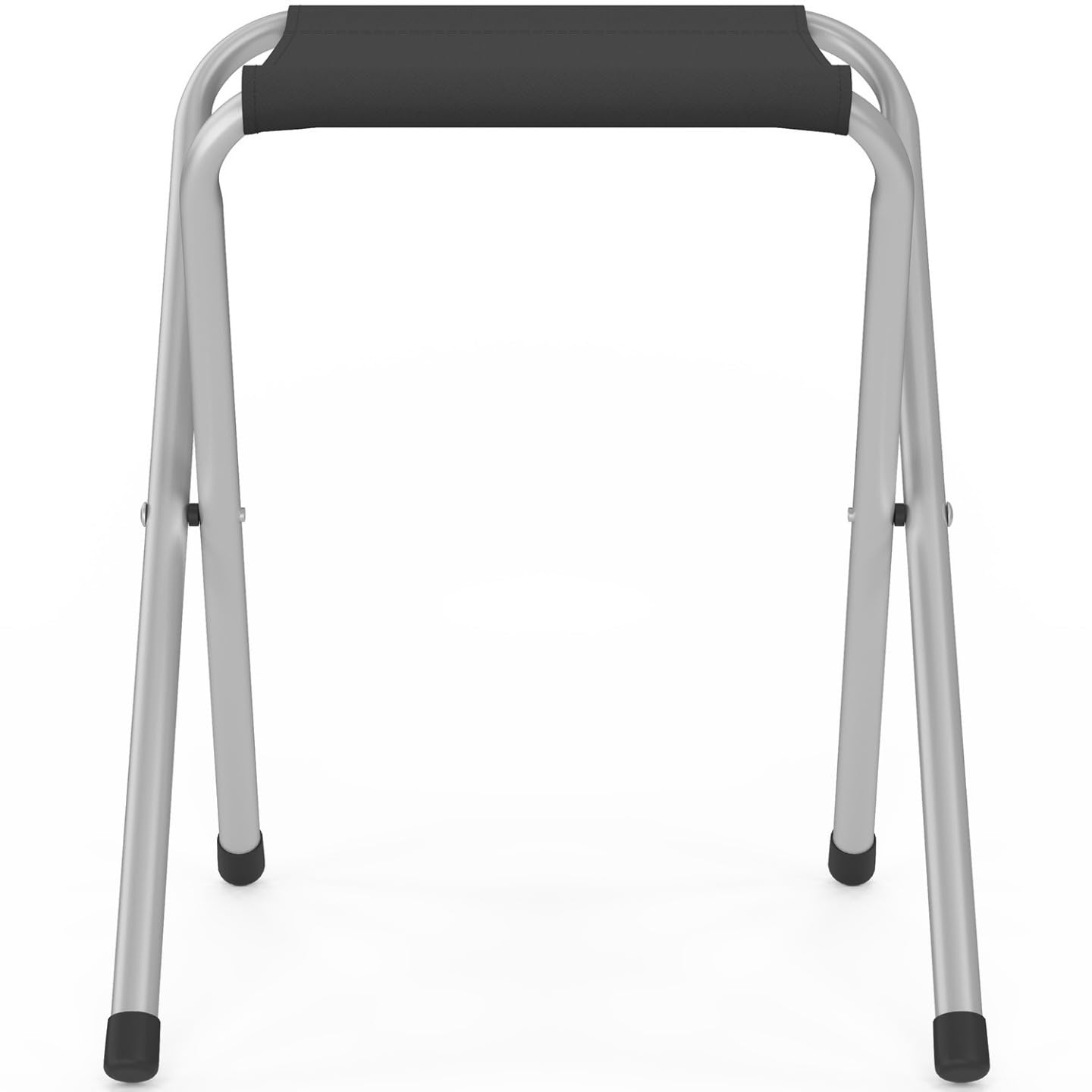 IDMarket - Table de Camping Pliante d'appoint 120 cm réglable en Hauteur et 4 tabourets Noirs