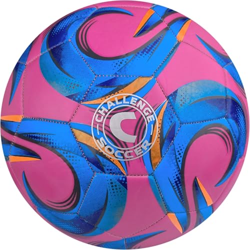 American Challenge Kreis Soccer Ball – Professional Training Soccer Ball for Grass Fields – Durable TPU Machine Stitched Soccer Balls – Sizes 3, 4 & 5 – Outdoor Practice & Match Play