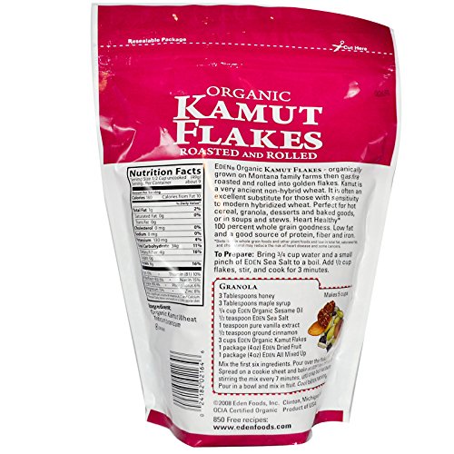 Eden Foods Organic Kamut Flakes -- 16 oz image 3