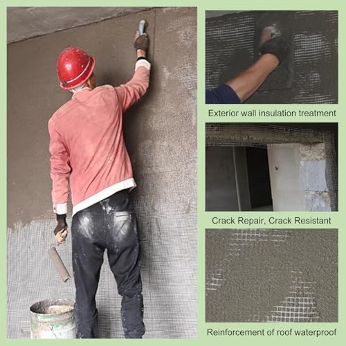 Selbstklebendes Fiberglas-Netzband für Decken-, Wand- und Betonreparatur, langlebige Verstärkung für Putz-, Gips- und Isolierprojekte