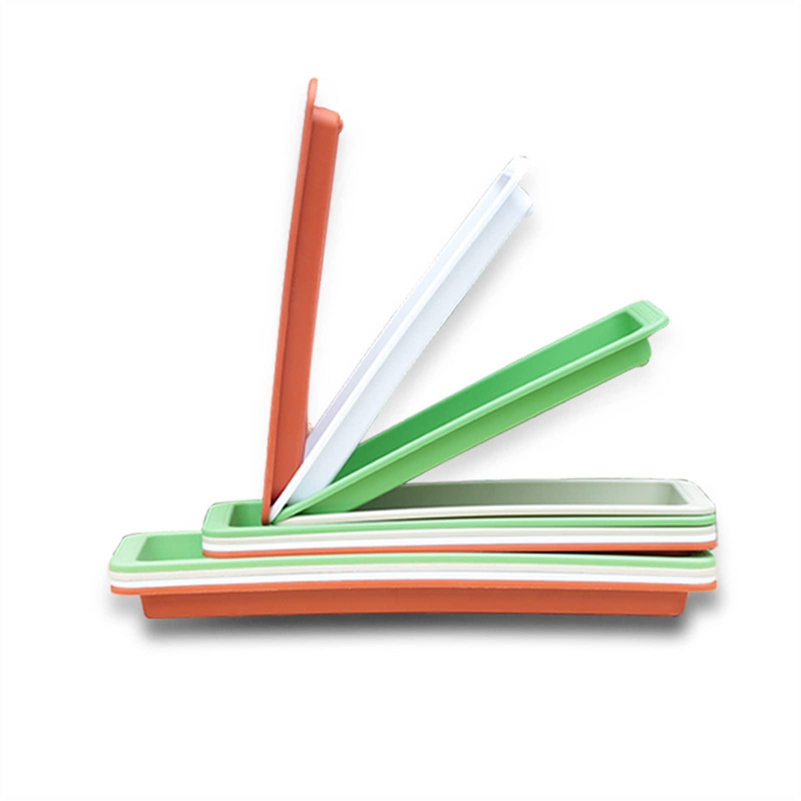 LOWLIU Pflanzenuntersetzer 2 Stck Plastikblüten Pot Tablett gemahlene rechteckige Wasserrezidiv-Chassis, um zu verhindern Blumentopf, Tablett (Color : B-16X46cm)