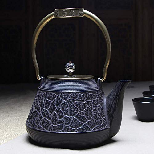 Con burbujas desmontables, tetera, tetera caliente, máquina de té perfecta, tetera retro, 1200 ml, juego de té para… - Imagen 4
