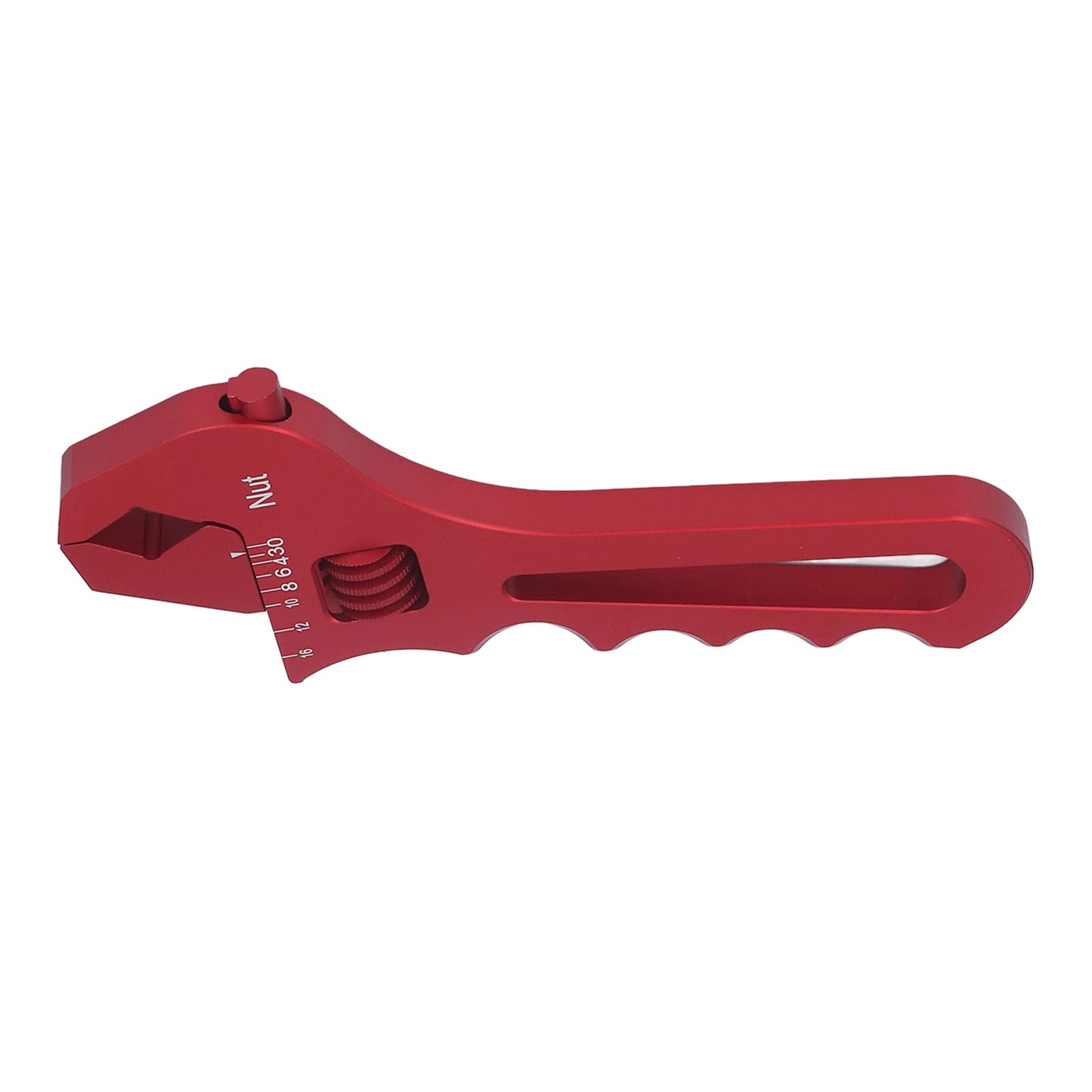 Fitting Wrench for Adjustable Lightweight Connector Wrench for An3 An16 Hose Tubing Adjustable Wrenches (Red)