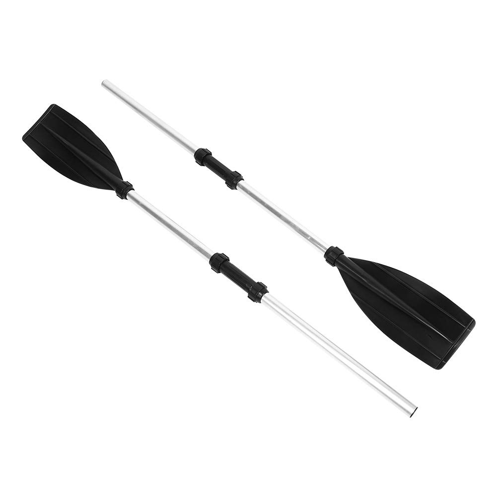 Rames de Bateau Qiilu Pagayer Stand Up Board Paddles Flottants 210cm/82.7in Afloat Détachable Rames En Alliage D'aluminium Pagaies Double Extrémité Portable pour Bateau Kayak Raft Canoë