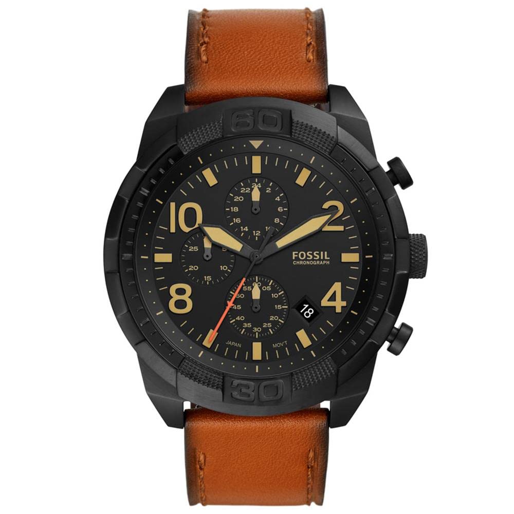 Fossil Bronson Chronograph Luggage Leather Fs5714