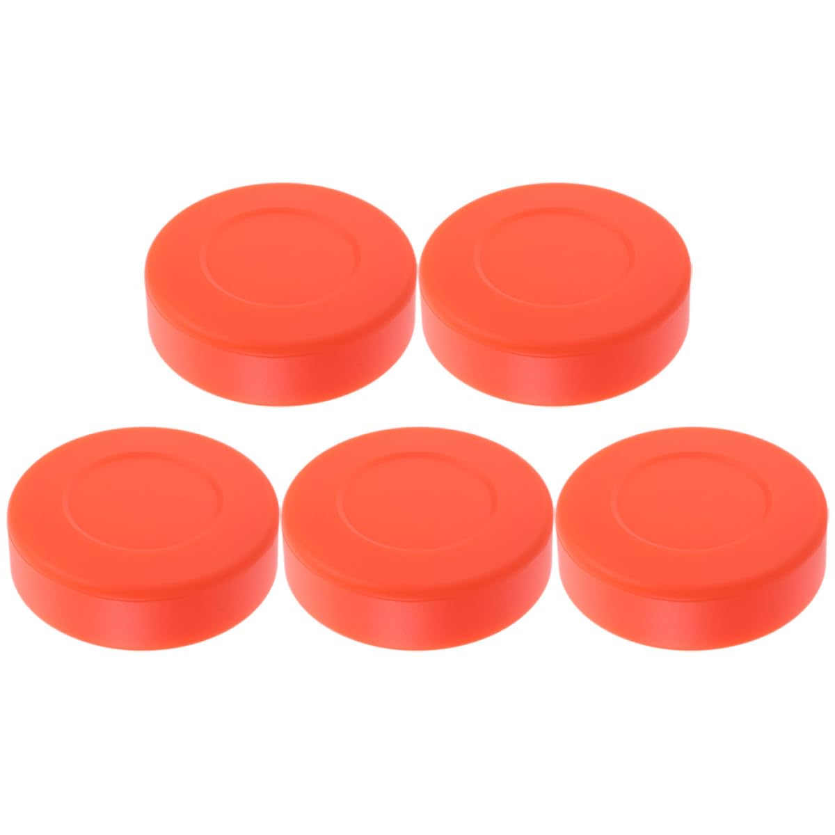 BESPORTBLE 5 Stück PVC Eishockey Pucks für Training und Wettkampf Robustes Material Vielseitig Einsetzbar Leichtes für Indoor Outdoor hockeyübungen