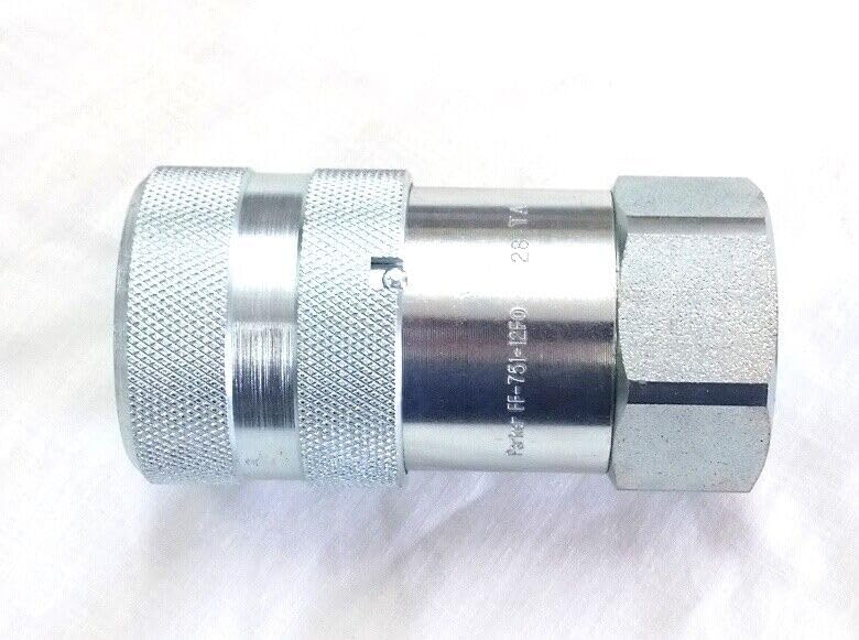 QC FF-751-12FO - Parker Flat Face Female Quick Disconnect #12 Female ORB