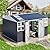 12x10 FT Metal Sheds & Outdoor Storage: Heavy Duty Garden Sheds with Dual Transparent Panels, 2x4-Pane Windows & Hinged Double Doors, Weatherproof Tool Shed for Backyard, Garden, Patio, Grey/White