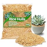 10.58 oz Horticultural Grade Rice Hulls for Plants – Natural Rice Husk Soil...