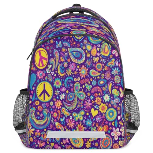 Sac à dos motif cachemire idéal pour les sorties scolaires et les randonnées en famille