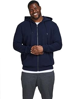 Jack & Jones mens Zip Hooded Sweatshirt