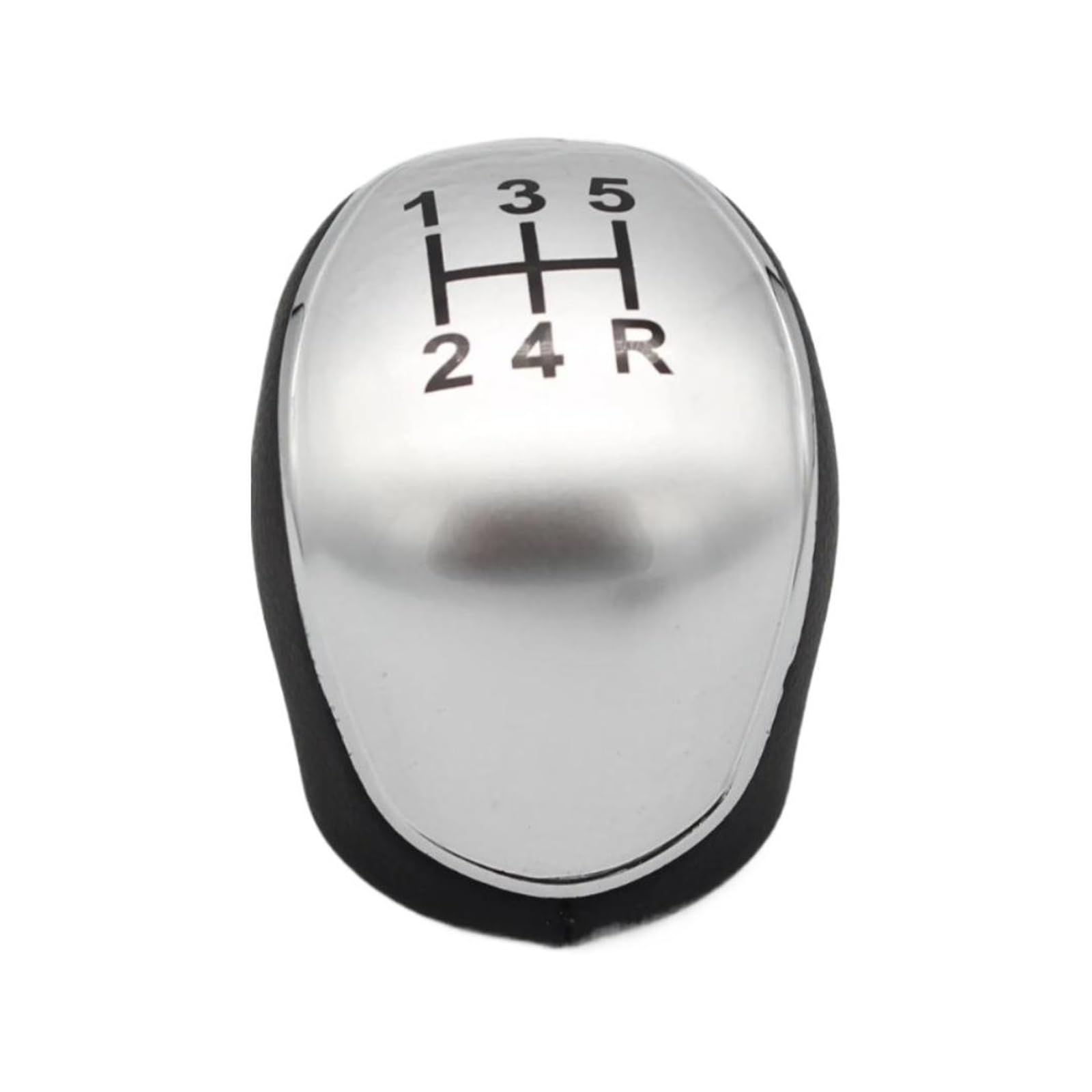 Jsyalmslw Silver 5 Speed For Mondeo 4 Mk4 For Focus S-Max C- Max Kuga Galaxy Sporty Shift Knob